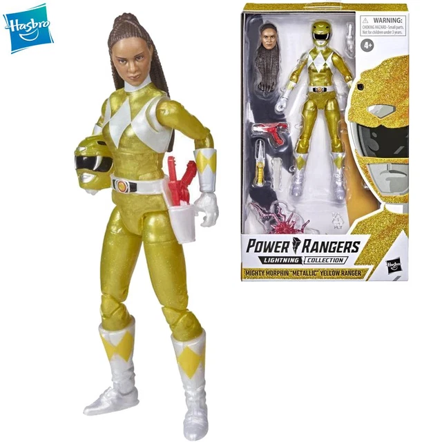 FIGURINE MIGHTY MORPHIN Metallic Yellow Power Ranger Lightning