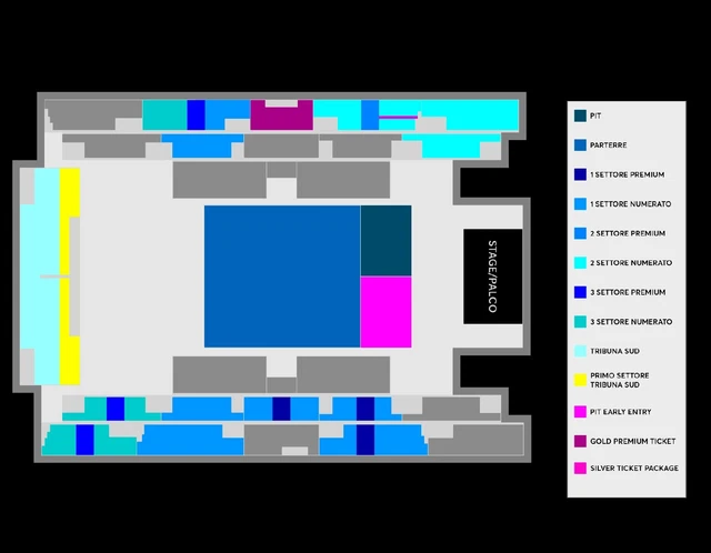 Blink-182  Biglietto Ticket 2° SETTORE PREMIUM UNIPOL ARENA BOLOGNA 06/10/2023