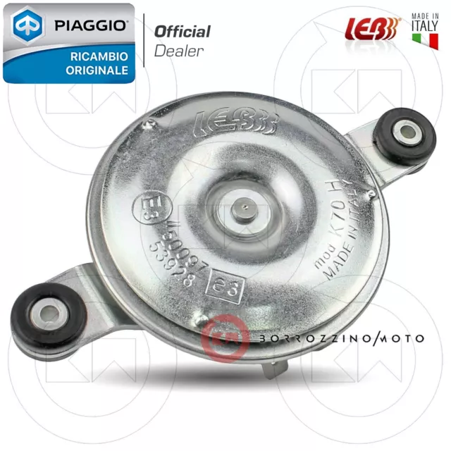 Clacson Claxon Zincato Per Piaggio Vespa Px 125 150 200 Arcobaleno