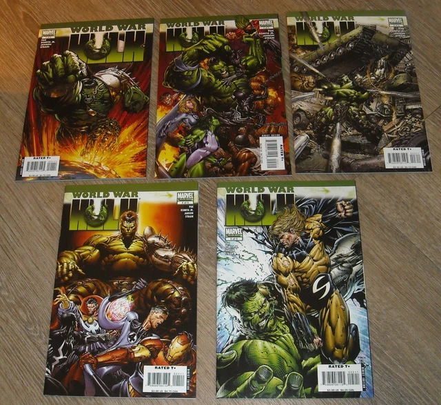 World War Hulk Complete Mini Series # 1 - 5 Marvel Comics 2007 Greg Pak
