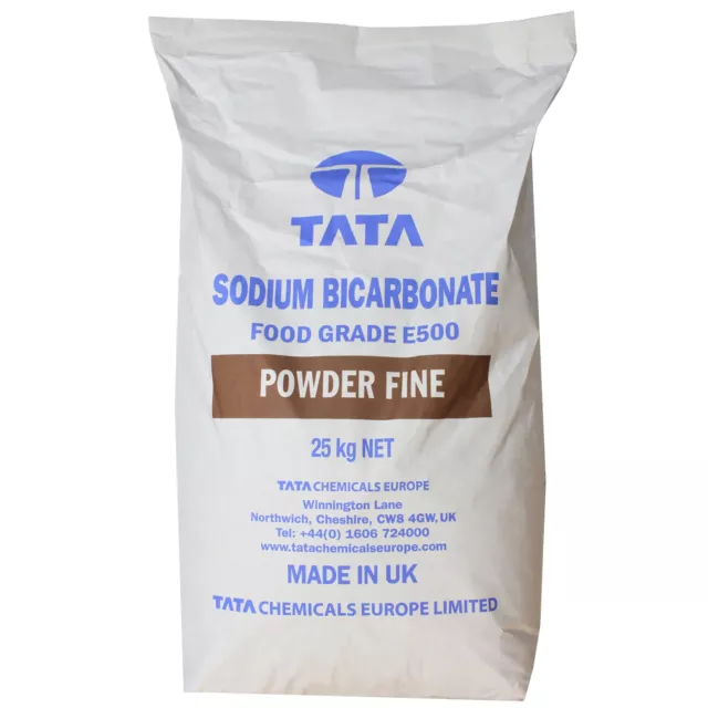 SODIUM BICARBONATE of Soda | 25KG BAG | 100% BP/Food Grade | Bath, Baking Soda