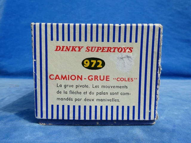 Dinky Supertoys 972 grue Coles avec boîte - Collection Dinky Supertoys 972 grue Coles avec boîte - Collection