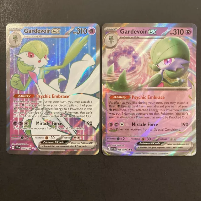 Pokemon Gardevoir EX Ultra Rare 228/198 NM Scarlet And Violet for