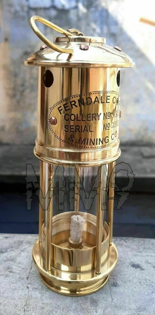 Nautique Laiton Maritime Navire Lanterne Mini Lampe À Huile Bateau Lumière...