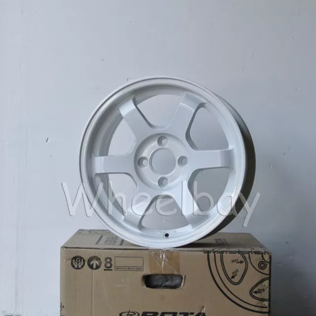 2 Pcs  Only Rota Wheels Grid 15X7 4X100 38 67.1 White