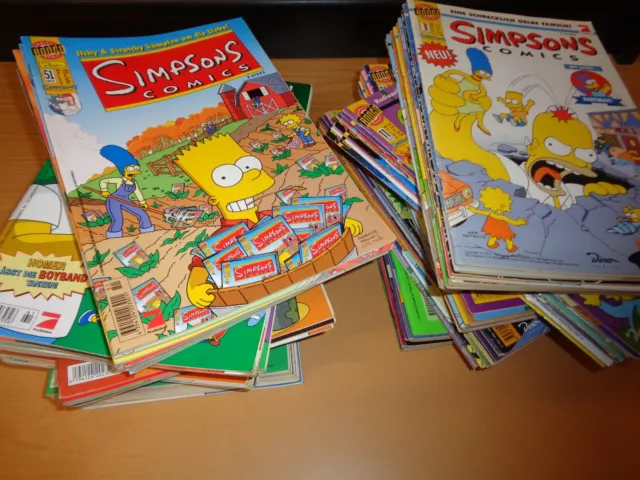 Simpsons Comic Nr.1-104 komplett (Dino) Comic Sammlung 1996