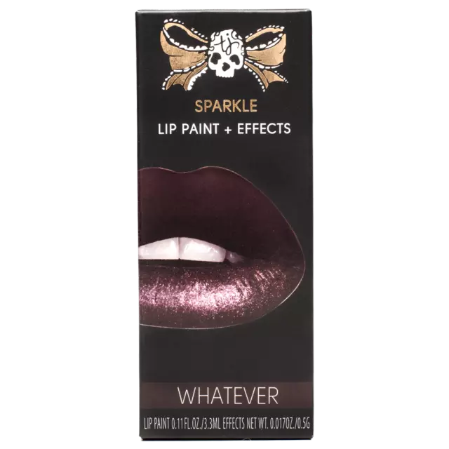 TATTOO JUNKEE Sparkle Lip Paint + Effects Matte Lipstick WHATEVER Kit