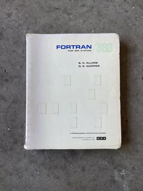 Fortran for IBM System/360 S.C. Plumb D.E. Napper Science Research Associates