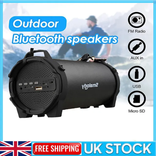 High Bass Ultra Loud Bluetooth Speaker Portable Wireless Speaker FM Radio Stereo