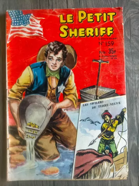 LE PETIT SHERIFF n° 159 SAGEDITION 29/11/1956 BIGGLES +roman photo DAVY CROCKETT