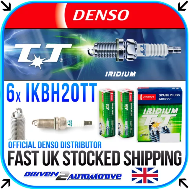 6x DENSO IKBH20TT 4705 IRIDIUM TT SPARK PLUG FOR LEXUS GS 450h 02.06 -11.11