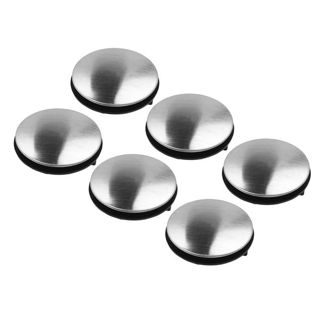 6 pièces bouchons de blanchiment pour évier en acier inoxydable bouchon métal