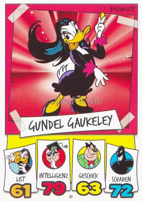 TOPPS Duck Stars - Gundel Gaukeley 80