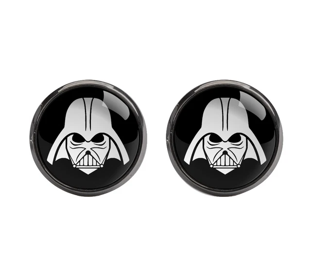 Star Wars Darth Vader Men Woven Skinny Groom 2.5" Party Tie Necktie Cufflink