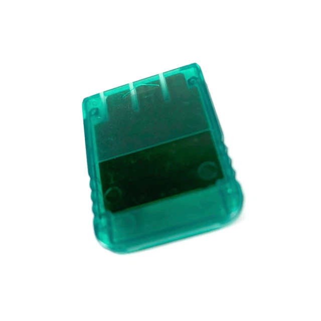 Carte Mémoire Officielle Sony PlayStation 1 (PS1) - Transparente Orange - Bon état