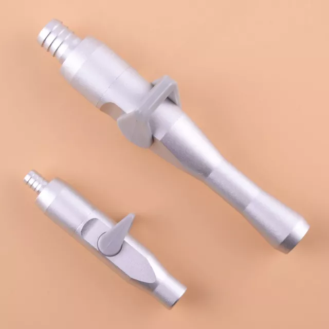 2x Alloy Dental Saliva Ejector Suction Valves SE/HVE Tip Adaptor Strong Weak Pop