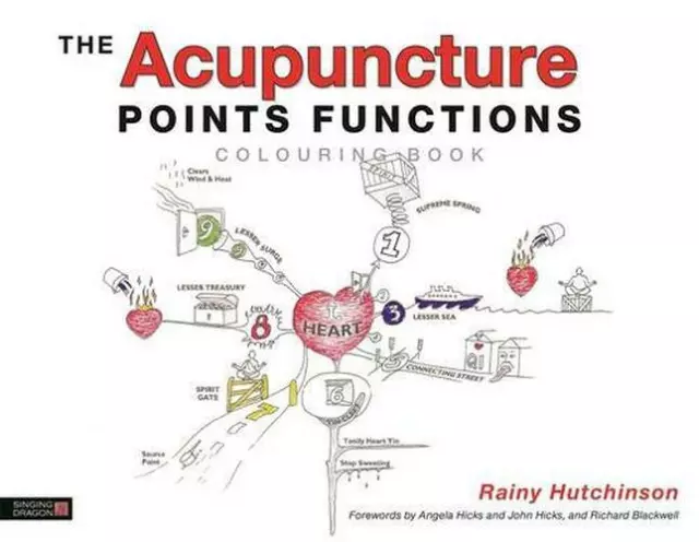 The Acupuncture Point Fonctions Coloriage Livre Par Et Angela Hicks Et John