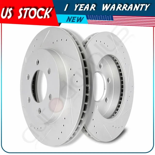 2WD Front Brake Rotors for 2004 2005 2006 2007 2008 Ford F-150 Lincoln Mark  LT