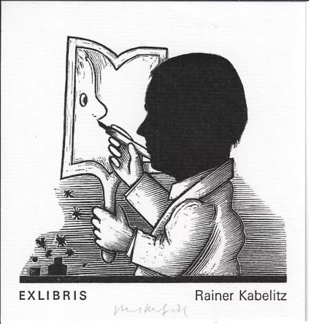 EGBERT HERFURTH: Exlibris für Rainer Kabelitz