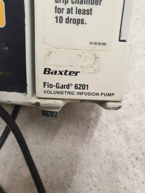 Baxter Flo-Gard 6201 infusion syringe pump driver no.2 2