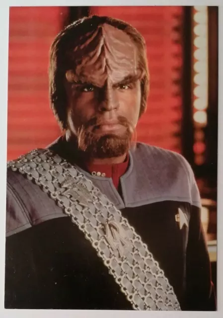 POSTCARD - *Unmarked* 1998 6"X4" Postcard Star Trek Insurrection Movie Worf