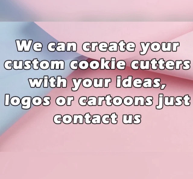 Cortador de galletas de texto personalizado