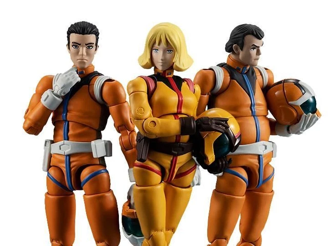 Mobile Suit Gundam G.M.G. Earth Federation Force 04, 05, 06 Sayla Mass Set of 3