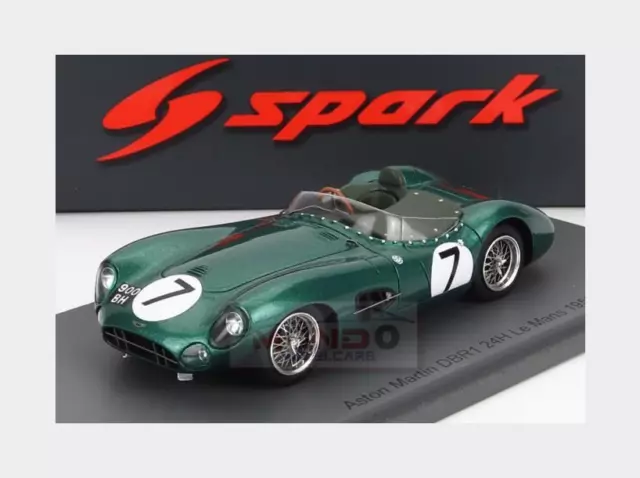1:43 SPARK Aston Martin Dbr1 3.0L S6 #7 24H Le Mans 1959 G.Whitehead S2447 Model