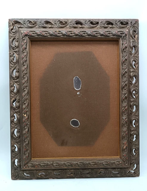 Cornice anni 40 legno traforato-1940s perforated wood frame