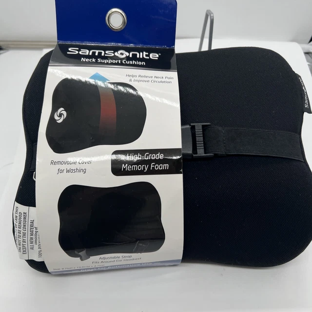 Samsonite  Neck Pillow SA5242 Memory Foam Universal Fit Helps Relieve Neck Pain