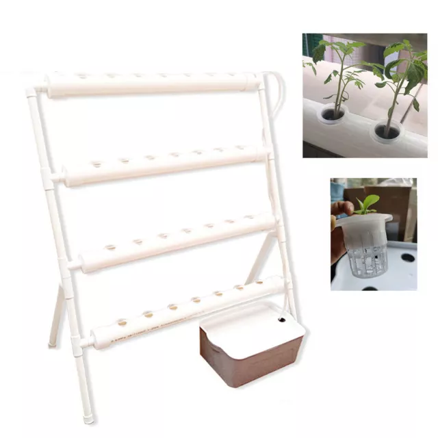 36-Löcher Hydroponic Grow Kit Garten Hydrokultur System mit Wasserpumpe DHL