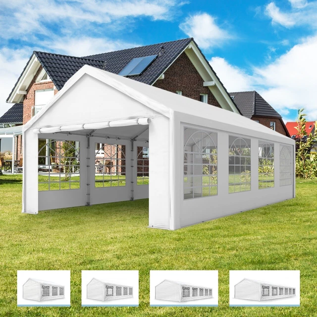 TOOLPORT 3X46X12 M Marquee Party Tent gazebo shelter PE 350 N in white