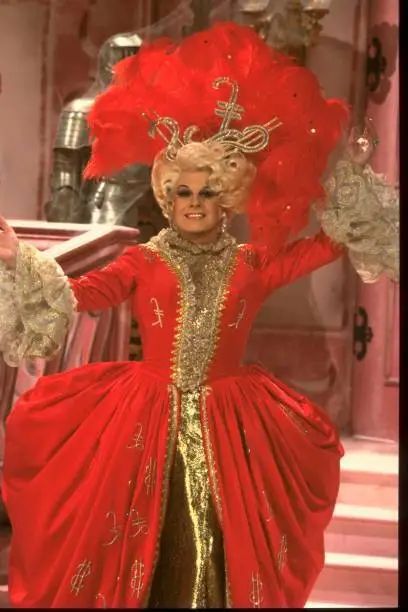 Drag queen and entertainer Danny La Rue circa 1986 TV OLD PHOTO 1