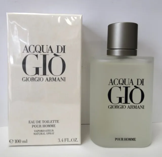 Giorgio Armani Acqua Di Gio 3.4oz Men's Eau De Toilette Spray Brand New Sealed