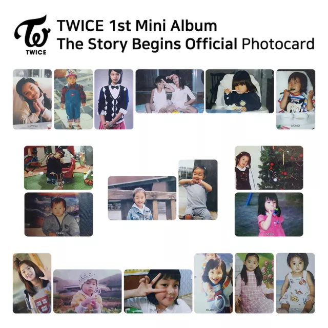 TWICE 1st mini album The Story Begins Official Photocard PINK Version KPOP K-POP