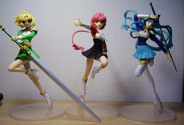 Magic Knight Rayearth SP Figure Collection Set of 3 Hikaru, Umi,  Fuu,