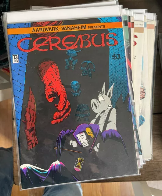 Cerebus the Aardvark comic book huge lot 208 books total