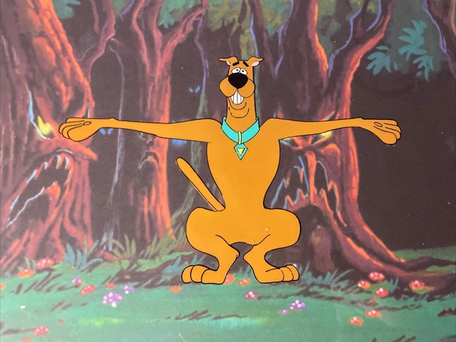 SCOOBY-DOO ANIMATION CEL 1972 Vintage Cartoons Production Art HANNA ...