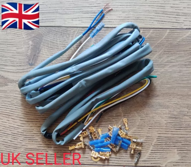 Vespa Vbb Vlb Super Sprint Rally Gt Gs  Wiring Loom For Using Px Engine Grey