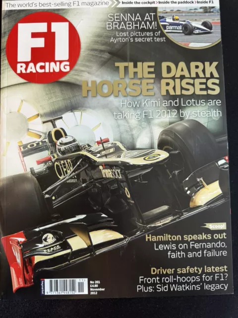 F1 Racing Magazine Issue 201 November 2012 MINT