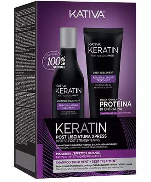 Kativa Keratin Post Alisado Xpress Post Straightening Kit