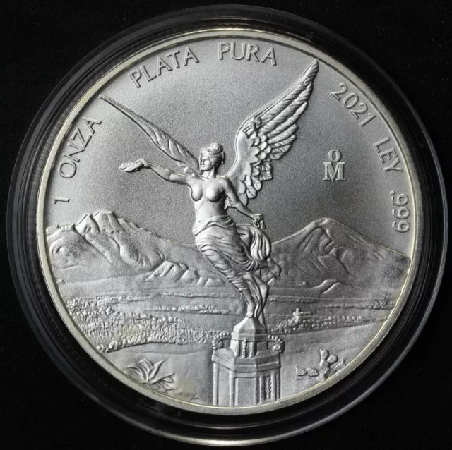 2021 Mexico Libertad Angel of Independence 1oz .999 silver Mexican Mint Gem Onza