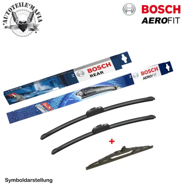 Bosch Aerofit Scheibenwischer Set Vorne + HINTEN für passend für Subaru OUTBACK