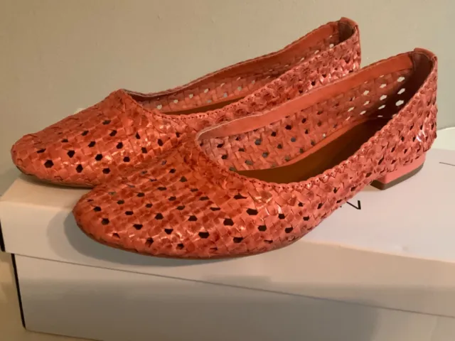 🌸 H by Halston Irene Rose Leather Ladies Shoes  Size 7.5 🌸