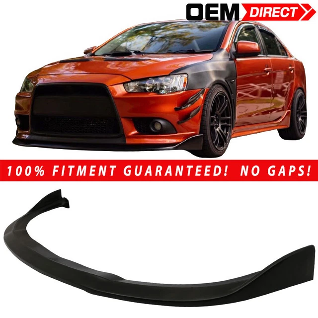 Fit 2008-2015 Mitsubishi Lancer Rear Bumper Cover Conversion | IKON MOTORSPORTS, Not Fit Evolution Models, Black FQ FQ440 Style Polypropylene PP Fit 2008-2015 Mitsubishi Lancer Rear Bumper Cover Conversion | IKON MOTORSPORTS, Not Fit Evolution Models, Black FQ FQ440 Style Polypropylene PP