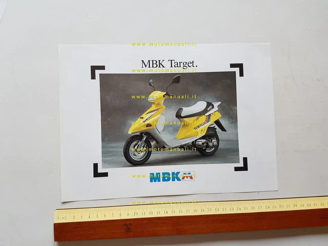 MBK Target 50 depliant ITALIANO originale