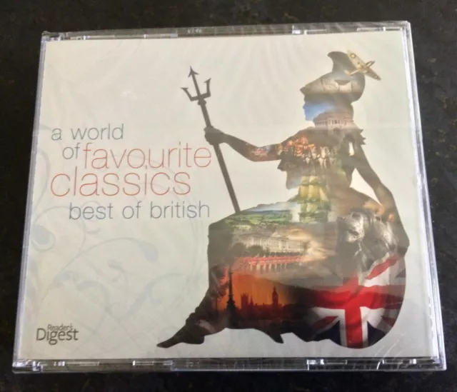 READERS DIGEST A WORLD OF FAVOURITE CLASSICS BEST OF BRITISH 3 x CD NEW SEALED