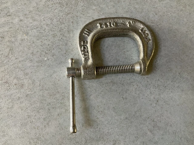 Adjustable 1” C Clamp #1410 Made In USA