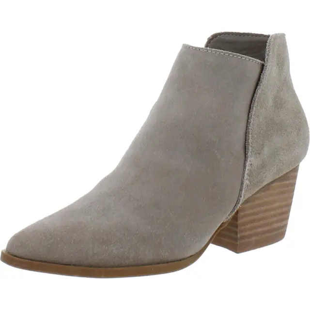 Dolce Vita Womens Taupe Faux Suede Ankle Boots Shoes 6 Medium (B,M) BHFO 3999