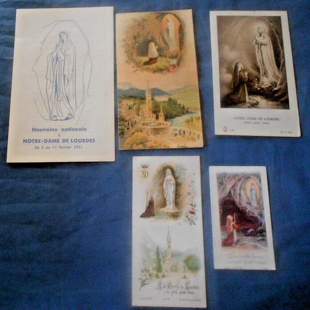 LOT DE CARTES RELIGIEUSES HOLY CARD IMAGES PIEUSES SANTINI RELIGION